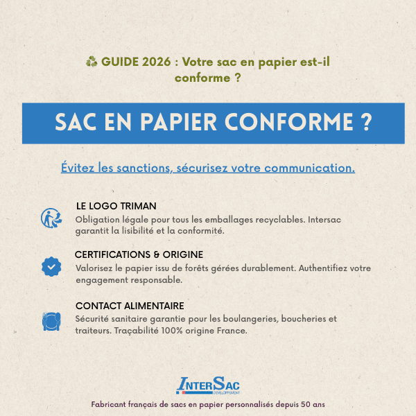Sac en papier conforme